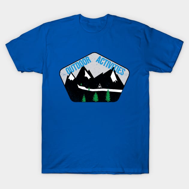 Outdoor Activities T-Shirt by Mathew Graphic